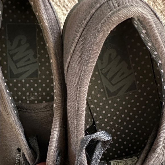 WORN 1X Vans Atwood Gray Mono Low Tops - Picture 5 of 6